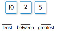 Envision Math 1st Grade Answer Key Topic 2.2 Ordering Three Numbers 9
