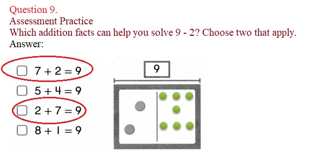 Envision-Math-Common-Core-1st-Grade-Answers-Key-Topic-2-Fluently-Add-and-Subtract-Within-10-Lesson-2.7-Think –Addition-to-Subtract-Problem-Solving- Question-9