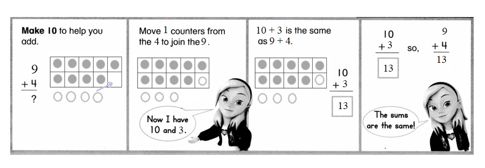 Envision-Math-Common-Core-1st-Grade-Answers-Key-Topic-3-Addition-Facts-to-20-Use-Strategies-Lesson-3.5-Make-10-to-Add-Convince-Me