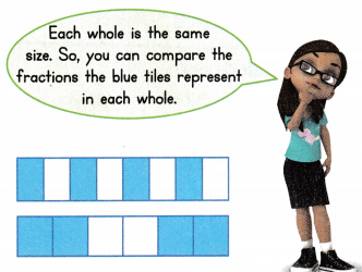 Envision Math Common Core 3rd Grade Answers Topic 13 Fraction Equivalence and Comparison 55