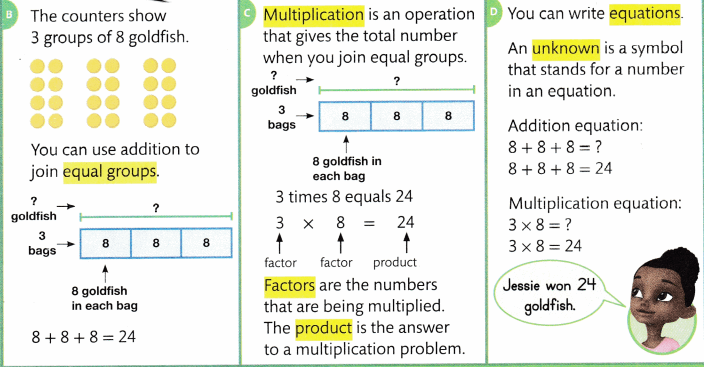 Envision Math Common Core Grade 3 Answer Key Topic 1 Understand Multiplication and Division of Whole Numbers 4.2
