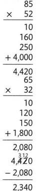 Envision Math Common Core Grade 4 Answer Key Topic 4 Use Strategies and Properties to Multiply by 2-Digit Numbers 67