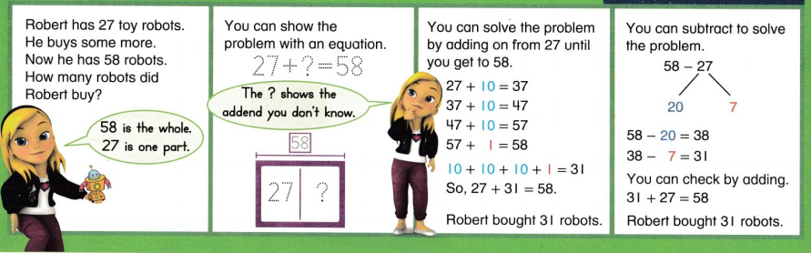 Envision Math Common Core 2nd Grade Answer Key Topic 7 More Solving Problems Involving Addition and Subtraction 9