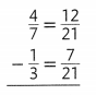 Envision Math Common Core 5th Grade Answers Topic 7 Use Equivalent Fractions to Add and Subtract Fractions 51.1