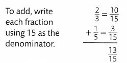 Envision Math Common Core 5th Grade Answers Topic 7 Use Equivalent Fractions to Add and Subtract Fractions 54.5