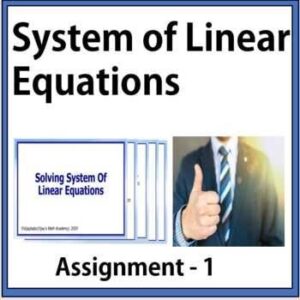 Analyze And Solve Linear Equations 3