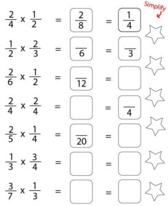 Apply Understanding of Multiplication to Multiply Fractions 2