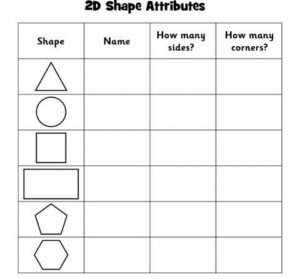 Attributes of Two-Dimensional Shapes 1
