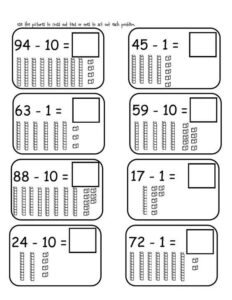 Math Common Core Grade 2 Fluently Subtract Within 100 2