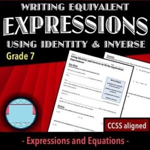 Math Grade 7 Generate Equivalent Expressions 3