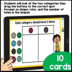 Math Kindergarten Classify and Count Data 4
