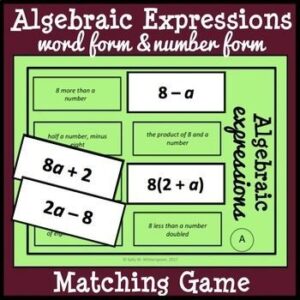 Numeric And Algebraic Expressions 2