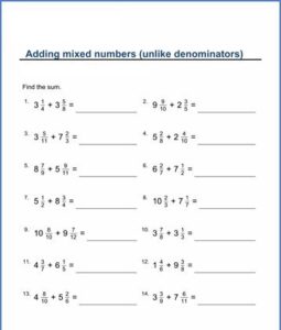 Use Equivalent Fractions to Add and Subtract Fractions 3