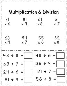 Use Multiplication to Divide Division Facts 4