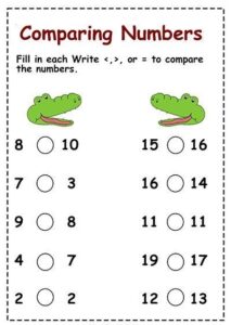 Comparing numbers 2